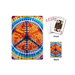 Tie Dye Peace Sign Playing Cards Single Design (mini)