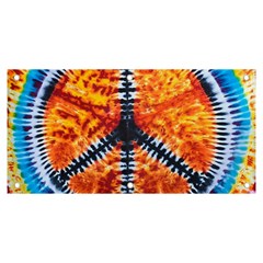 Tie Dye Peace Sign Banner and Sign 6  x 3 