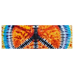 Tie Dye Peace Sign Banner and Sign 12  x 4 