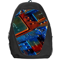 Gray Circuit Board Electronics Electronic Components Microprocessor Backpack Bag