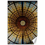 Barcelona Stained Glass Window Canvas 12  x 18  11.88 x17.36  Canvas - 1