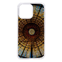 Barcelona Stained Glass Window Iphone 14 Pro Max Tpu Uv Print Case by Cemarart