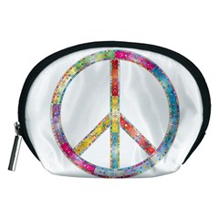 Flourish Decorative Peace Sign Accessory Pouch (medium)