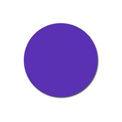 Ultra Violet Purple Magnet 3  (round) by bruzer