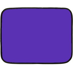 Ultra Violet Purple Two Sides Fleece Blanket (mini) by bruzer