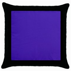 Ultra Violet Purple Throw Pillow Case (black) by bruzer
