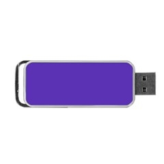 Ultra Violet Purple Portable Usb Flash (one Side) by bruzer