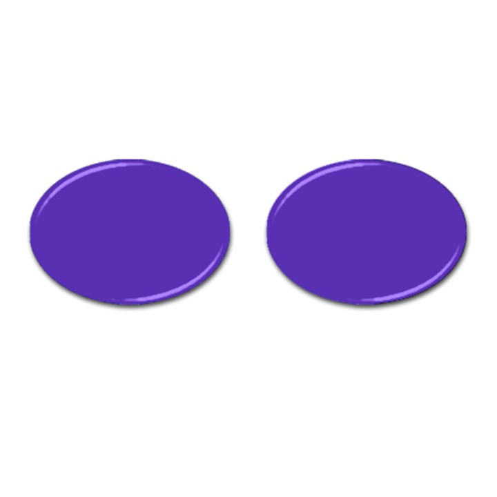 Ultra Violet Purple Cufflinks (Oval)