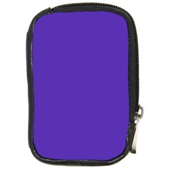 Ultra Violet Purple Compact Camera Leather Case by Patternsandcolors