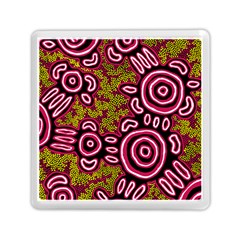 Authentic Aboriginal Art - You Belong Memory Card Reader (square) by hogartharts