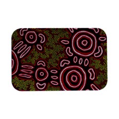 Authentic Aboriginal Art - You Belong Open Lid Metal Box (silver)   by hogartharts