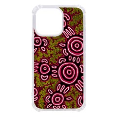 Authentic Aboriginal Art - You Belong Iphone 13 Pro Tpu Uv Print Case by hogartharts