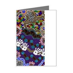 Authentic Aboriginal Art - Discovering Your Dreams Mini Greeting Card