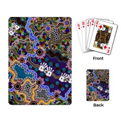 Authentic Aboriginal Art - Discovering Your Dreams Playing Cards Single Design (Rectangle)