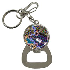 Authentic Aboriginal Art - Discovering Your Dreams Bottle Opener Key Chain