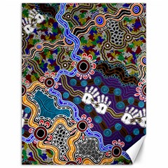 Authentic Aboriginal Art - Discovering Your Dreams Canvas 12  x 16 