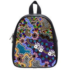 Authentic Aboriginal Art - Discovering Your Dreams School Bag (Small)