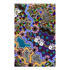 Authentic Aboriginal Art - Discovering Your Dreams Shower Curtain 48  x 72  (Small) 