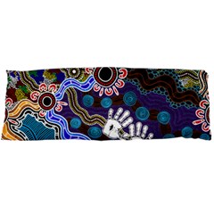 Authentic Aboriginal Art - Discovering Your Dreams Body Pillow Case Dakimakura (Two Sides)