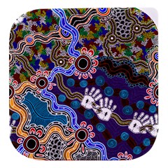 Authentic Aboriginal Art - Discovering Your Dreams Stacked food storage container