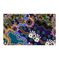 Authentic Aboriginal Art - Discovering Your Dreams Banner and Sign 5  x 3 