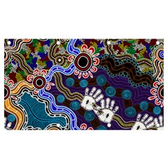 Authentic Aboriginal Art - Discovering Your Dreams Banner and Sign 7  x 4 