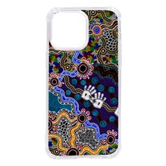 Authentic Aboriginal Art - Discovering Your Dreams iPhone 14 Pro Max TPU UV Print Case