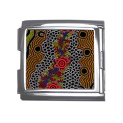 Authentic Aboriginal Art - Gathering 2 Mega Link Italian Charm (18mm) by hogartharts