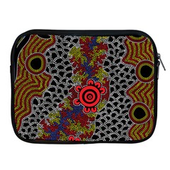 Authentic Aboriginal Art - Gathering 2 Apple Ipad 2/3/4 Zipper Cases