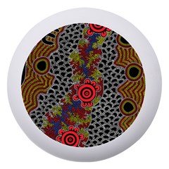 Authentic Aboriginal Art - Gathering 2 Dento Box With Mirror by hogartharts