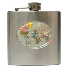 Iceland Aurora Borealis Hip Flask (6 Oz) by Proyonanggan