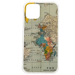 Vintage World Map Iphone 12 Pro Max Tpu Uv Print Case by Proyonanggan