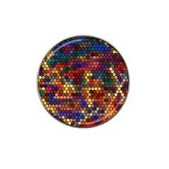 Zig Zag Pattern Geometric Design Hat Clip Ball Marker