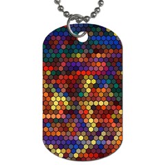 Flower Retro Funky Psychedelic Dog Tag (one Side)