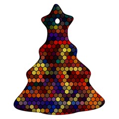 Flower Retro Funky Psychedelic Ornament (christmas Tree) 