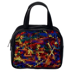 Hexagon Honeycomb Pattern Design Classic Handbag (one Side) by Ndabl3x