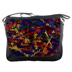 Hexagon Honeycomb Pattern Design Messenger Bag