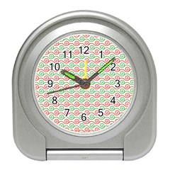 Mosaic Hexagon Honeycomb Travel Alarm Clock by Ndabl3x