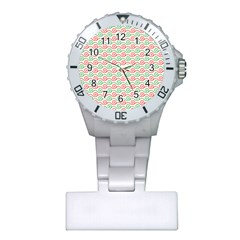Mosaic Hexagon Honeycomb Plastic Nurses Watch
