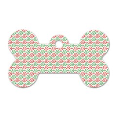 Background Pattern Leaves Texture Dog Tag Bone (two Sides)