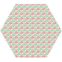 Background Pattern Leaves Texture Wooden Puzzle Hexagon by Ndabl3x