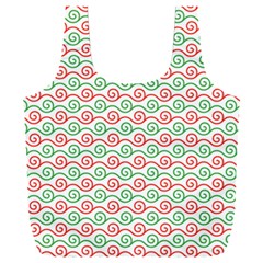 Spirals Geometric Pattern Design Full Print Recycle Bag (xxxl) by Ndabl3x