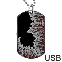 Aesthetic Outer Space Cartoon Art Dog Tag Usb Flash (one Side)