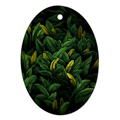 Banana leaves Ornament (Oval)