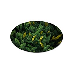 Banana Leaves Sticker (oval)