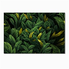 Banana Leaves Postcards 5  X 7  (pkg Of 10) by goljakoff