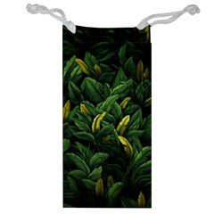 Banana Leaves Jewelry Bag