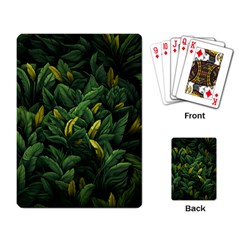 Banana Leaves Playing Cards Single Design (rectangle)