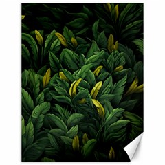 Banana Leaves Canvas 12  X 16 