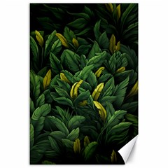 Banana leaves Canvas 24  x 36 